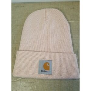 Carhartt  Unisex Whip  Watchman  Beanie Knit  Hat  One  Size Dusty  Pink Color